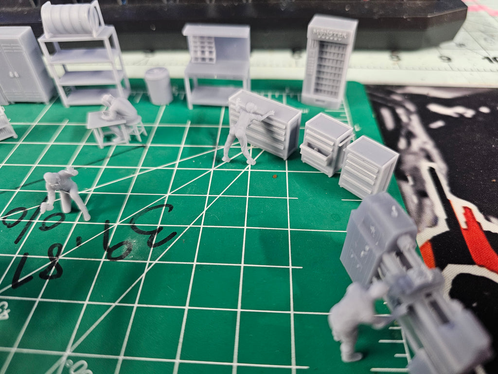 Garage Diorama Set