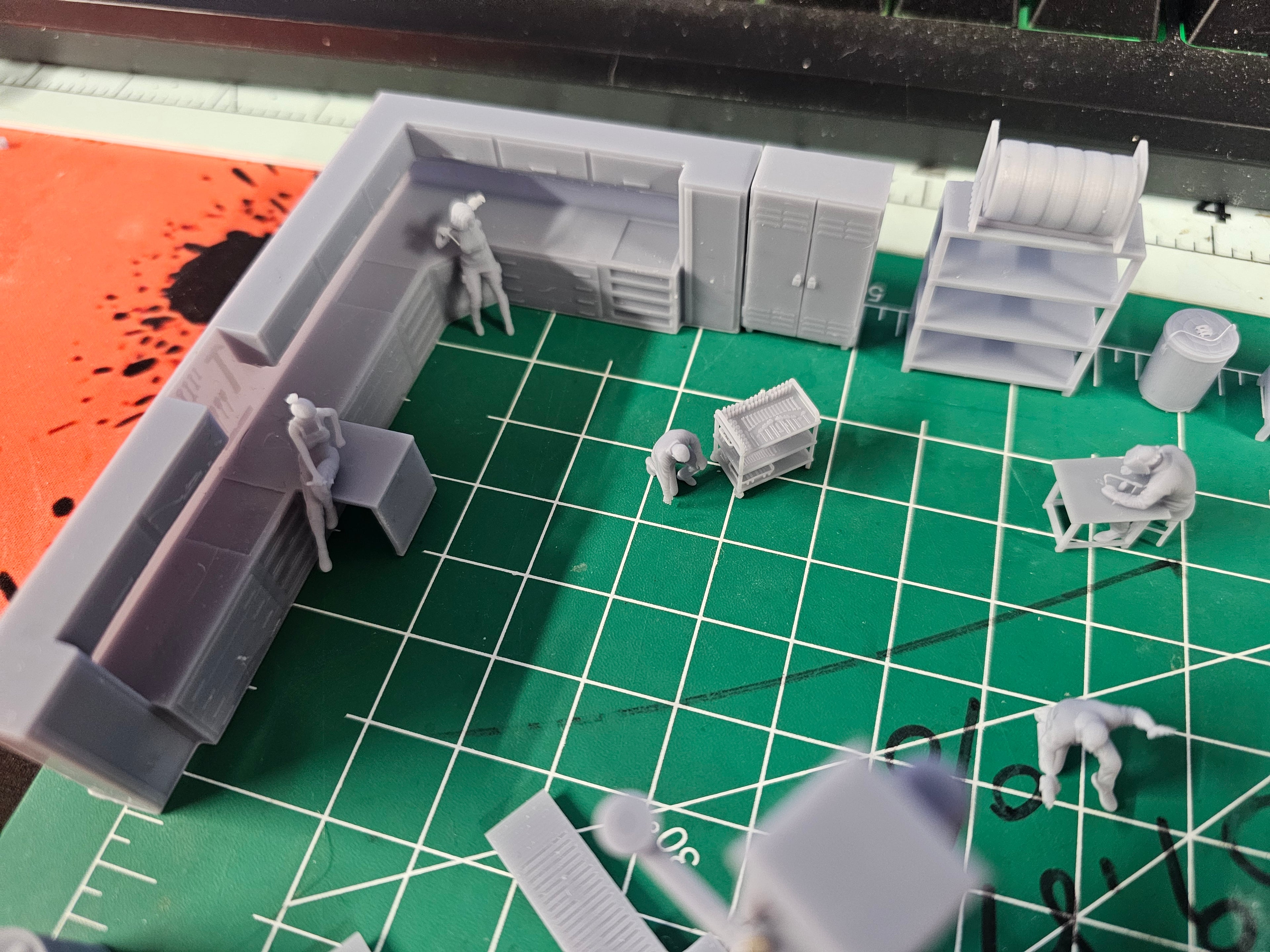 Garage Diorama Set