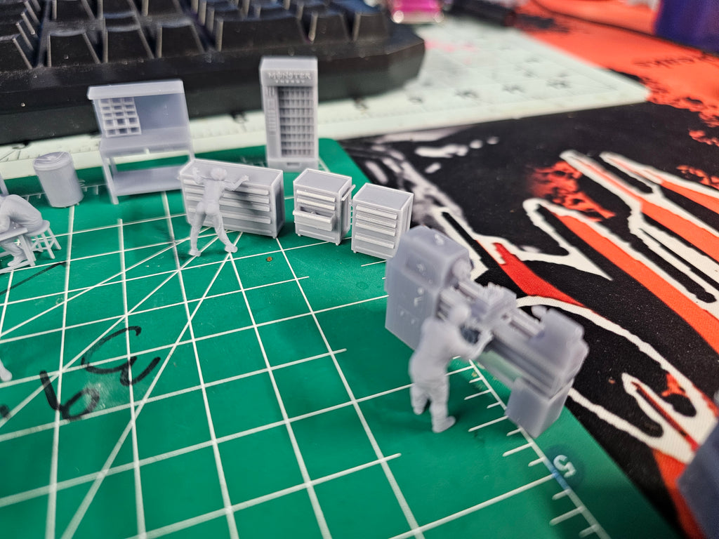 Garage Diorama Set
