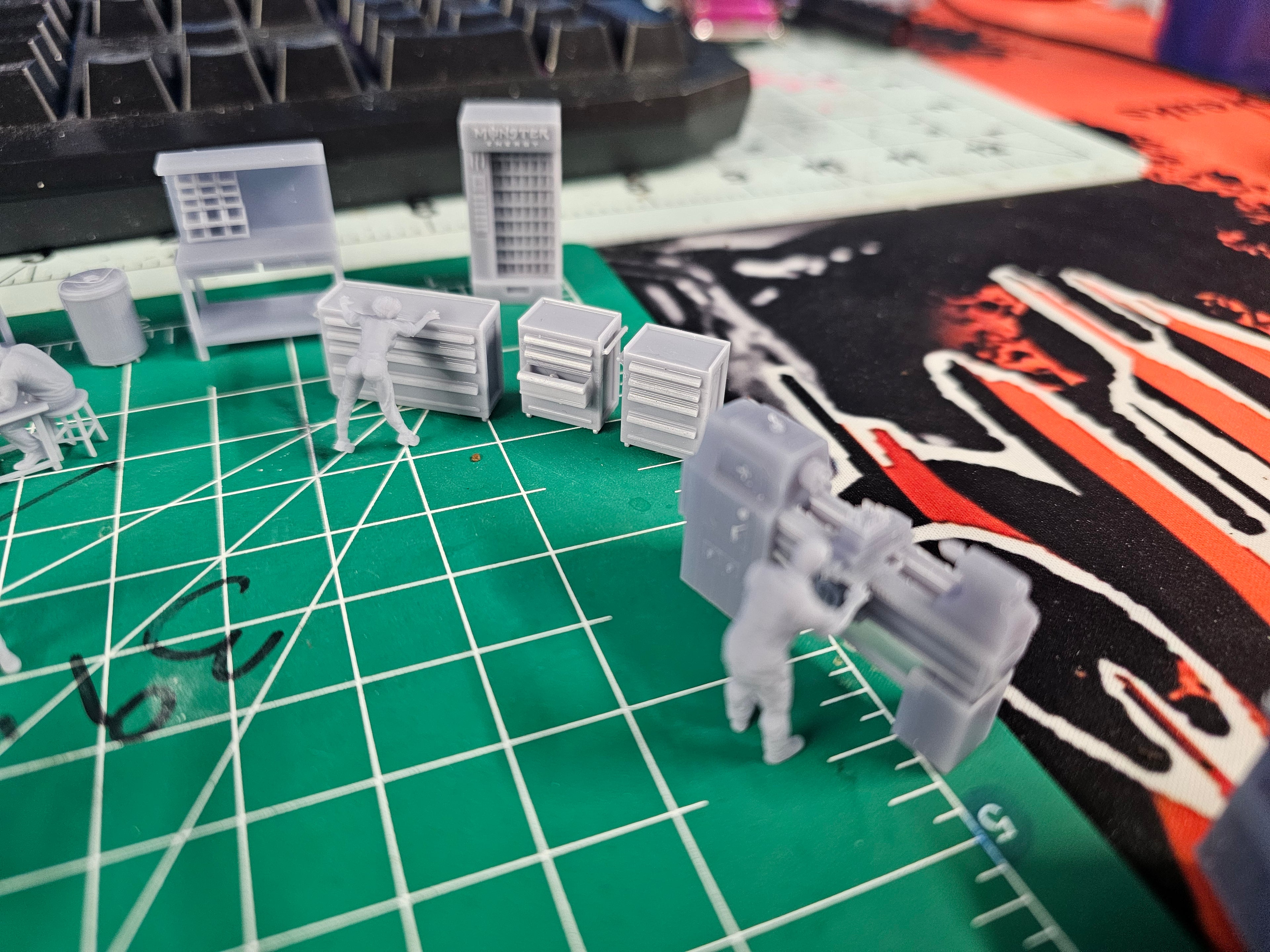 Garage Diorama Set